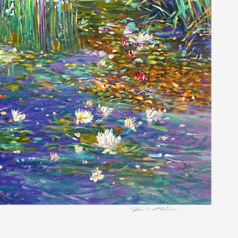 Lily Pond by Henri Plisson (1933-2006)