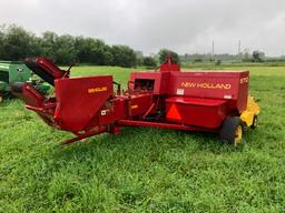 New Holland 570 Square Baler w/ Thrower