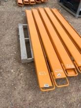 Unused 7' Fork Extensions SELL ONE SET PER LOT