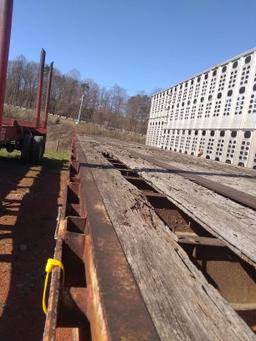 45' X 8' FLAT BED TRAILER W/ CLEAN TITLE