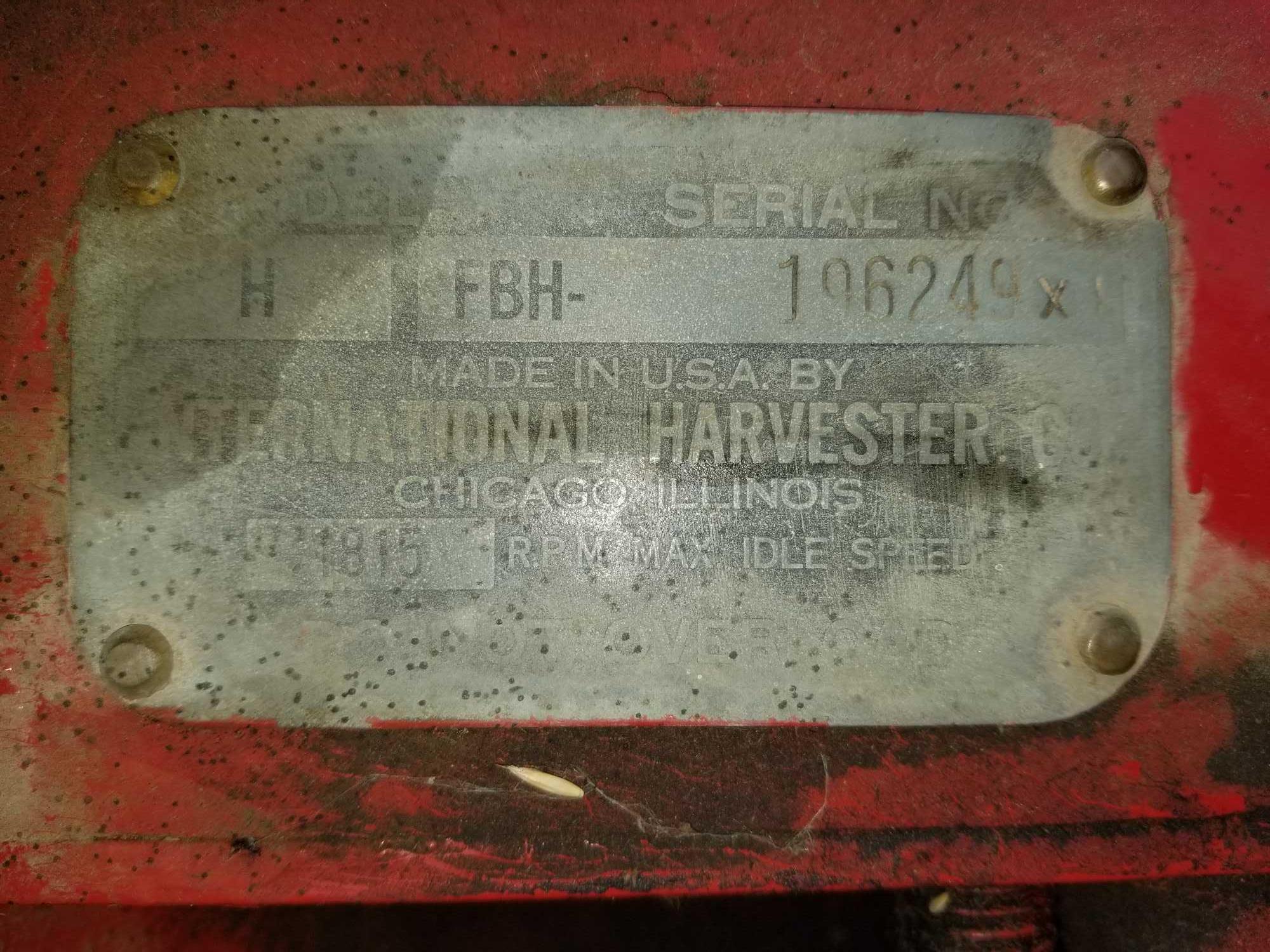 1943 "H" FARMALL GAS TRACTOR