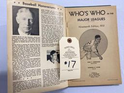5 WHO'S WHO IN BASEBALL BOOKS