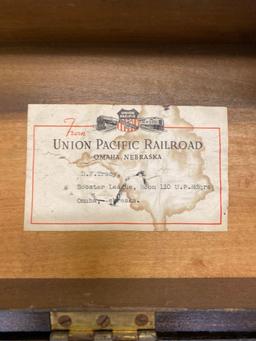 UNION PACIFIC RAILROAD SLIDE PROJECTOR WITH CASE