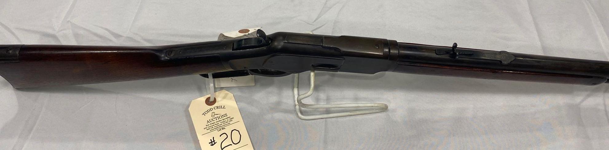 WINCHESTER M-1873 .38 WCF LEVER ACTION SPORTING RIFLE