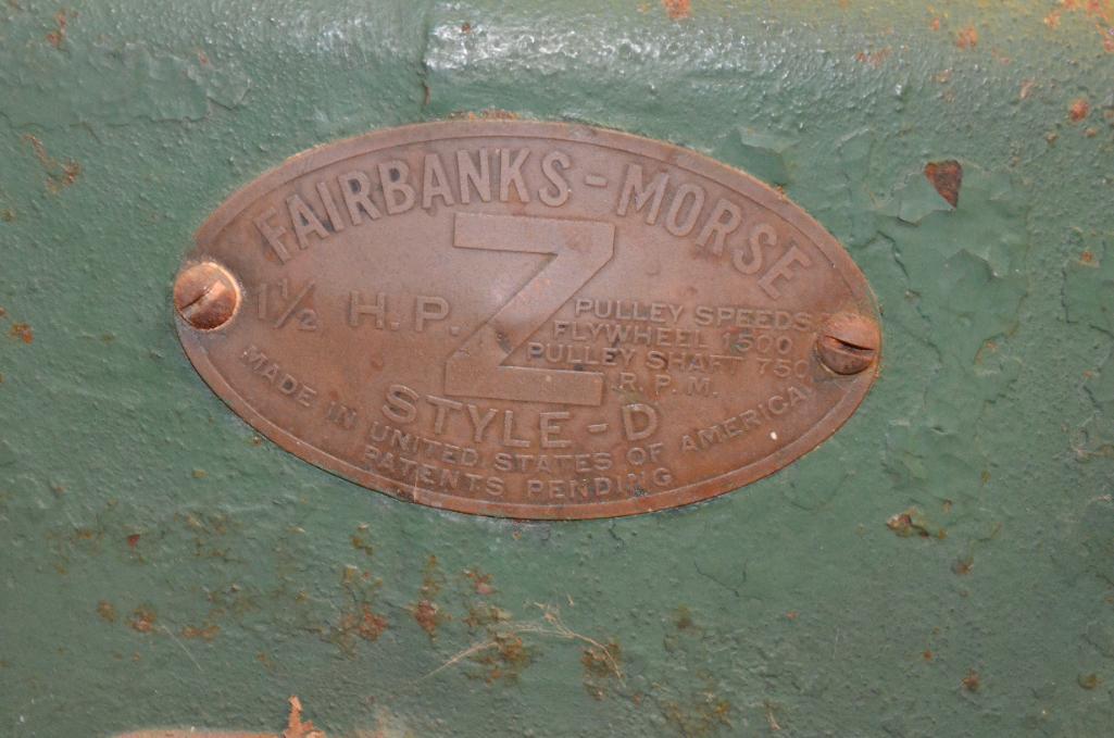 Fairbanks-Morse Z 1.5HP Style D Hit & Miss Engine