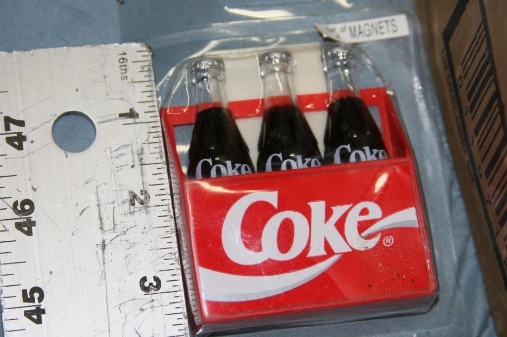 Various Coca Cola Campbells Etc Fridge Magnets