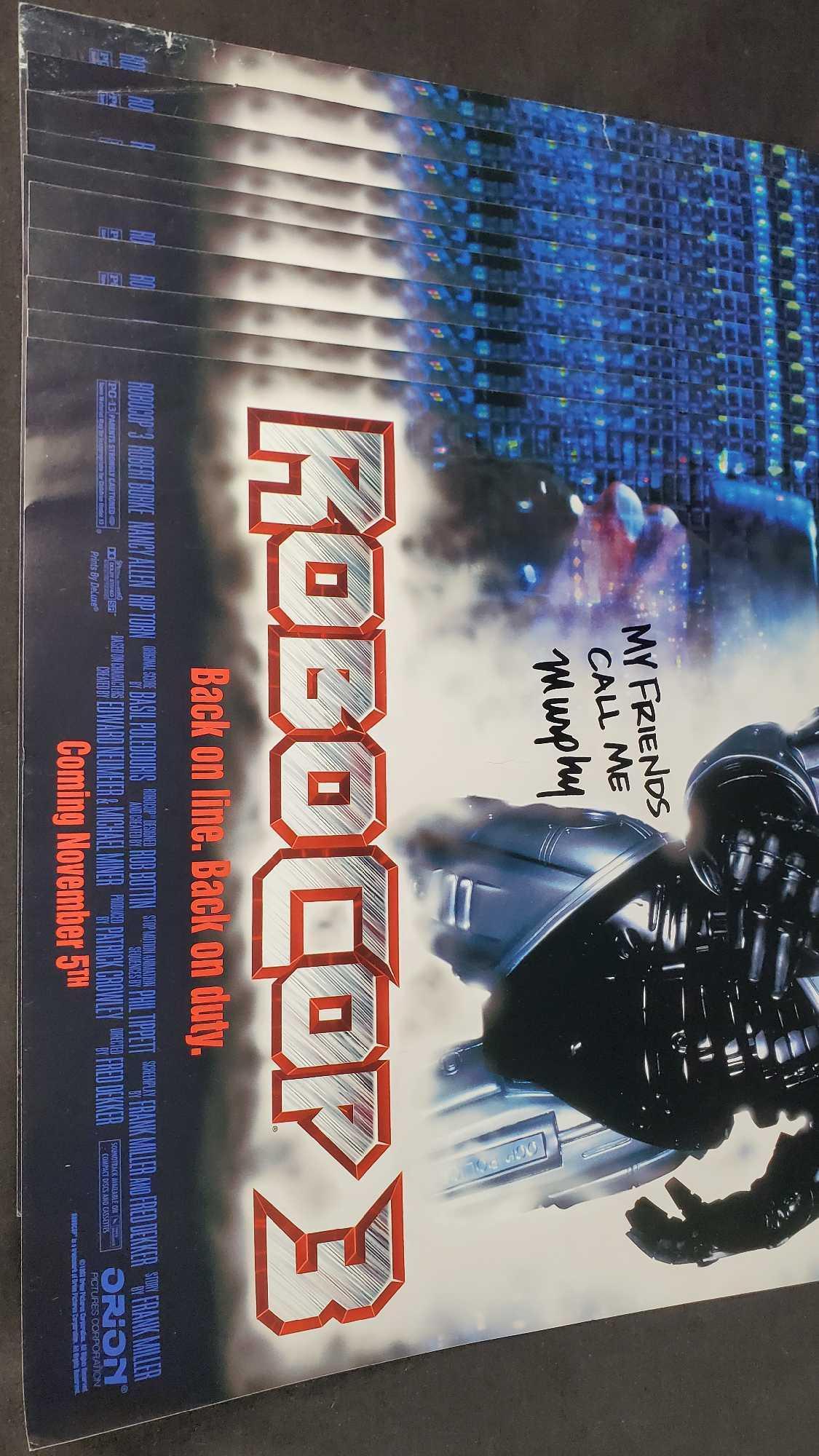 10 Robocop 3 lobby posters/prints 1993