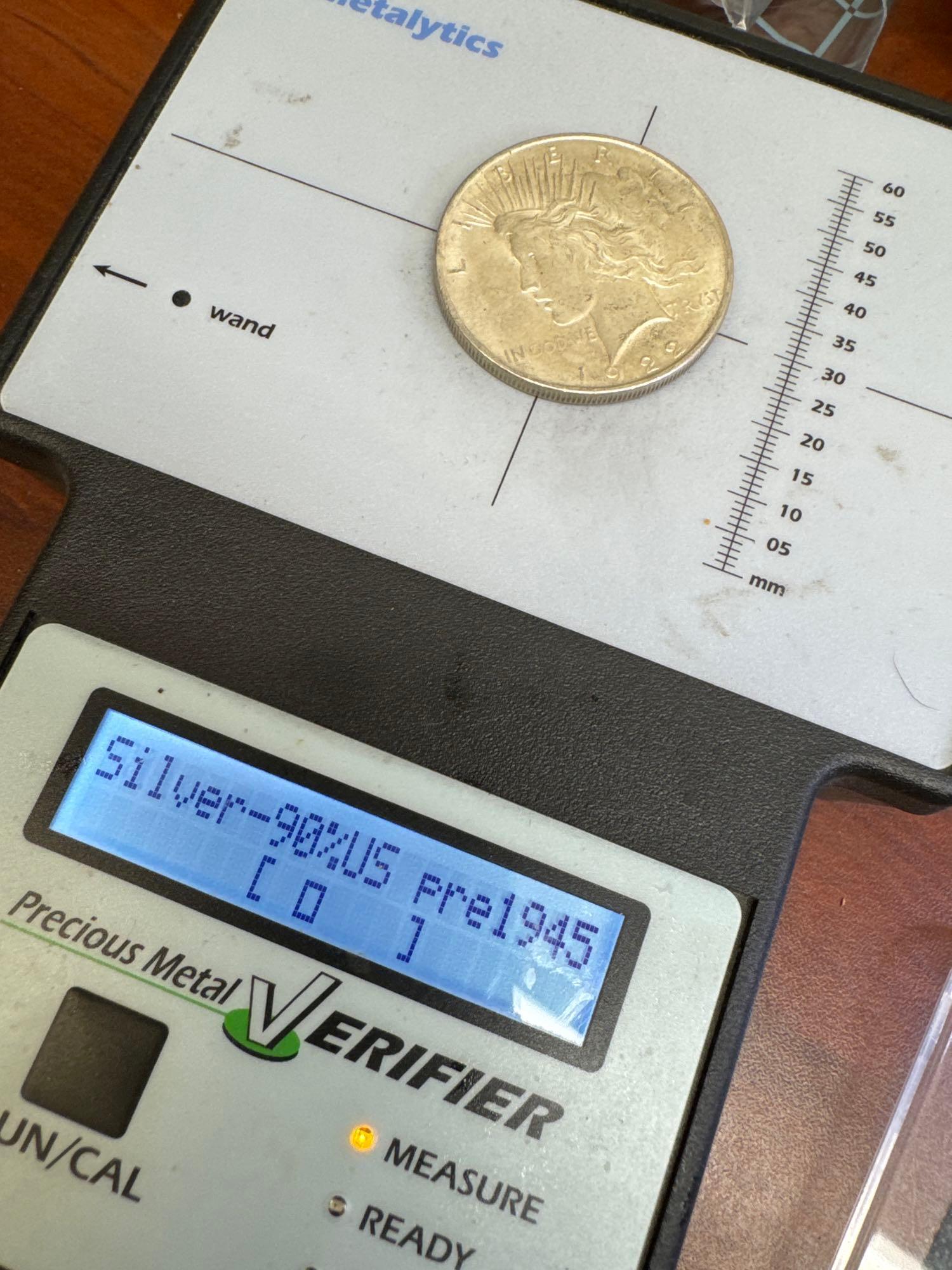 4x 1922 Silver Peace Dollars 90% Silver Coins 3.77 Oz