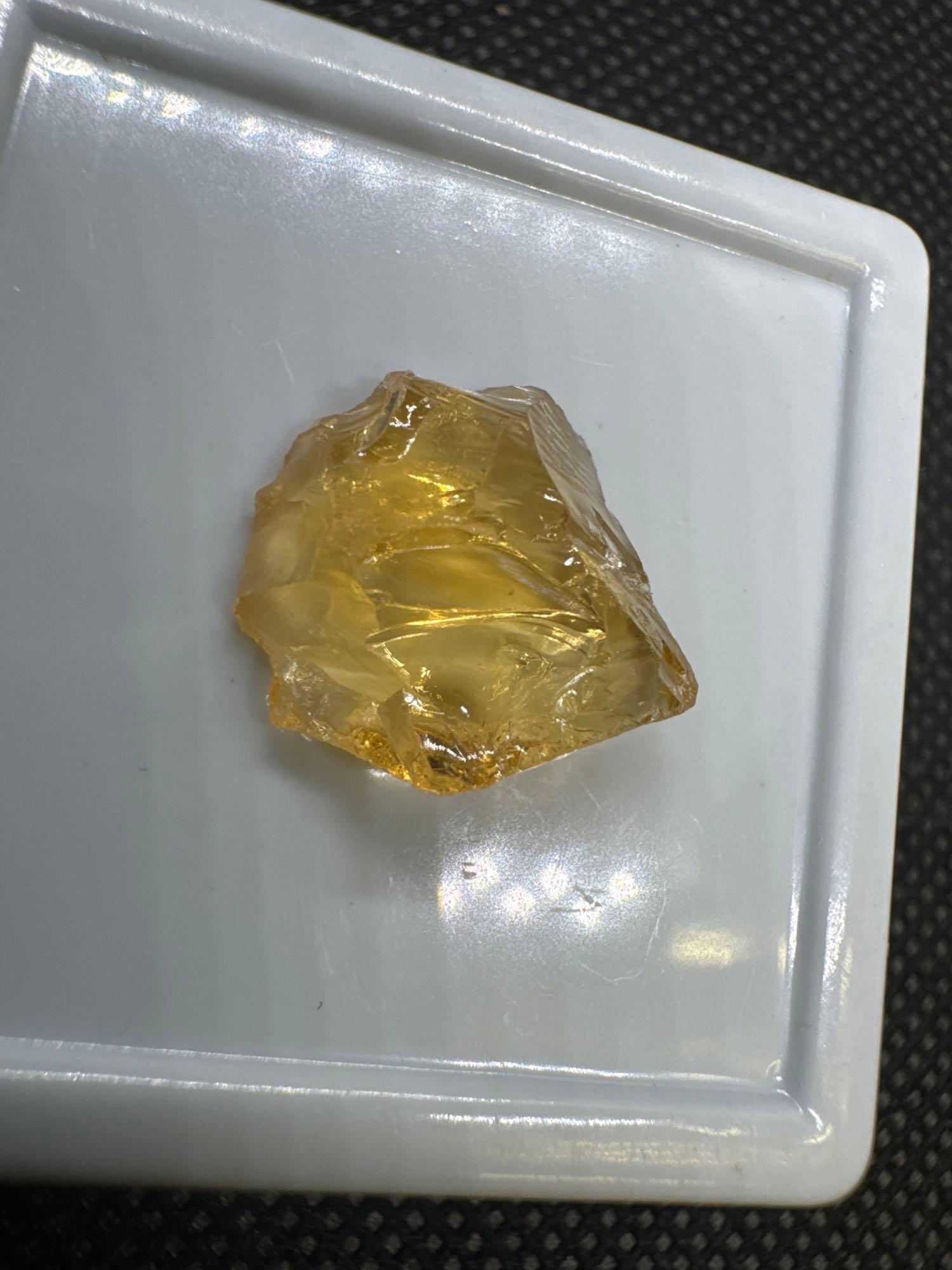 Yellow Citrine Gemstone 8.10 Ct