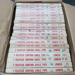 4 boxes Teleflex 13ft control cables type 300 19per boxl