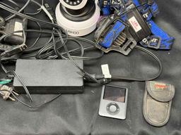 Large Lot of Electronics. iPod, Vintage Multimeter, Boss Chormatic Tuner more