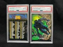1992 SkyBox Marvel Masterpieces Black Panther and Checklist PSA 4, 8