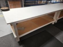 Large Work Table and weights