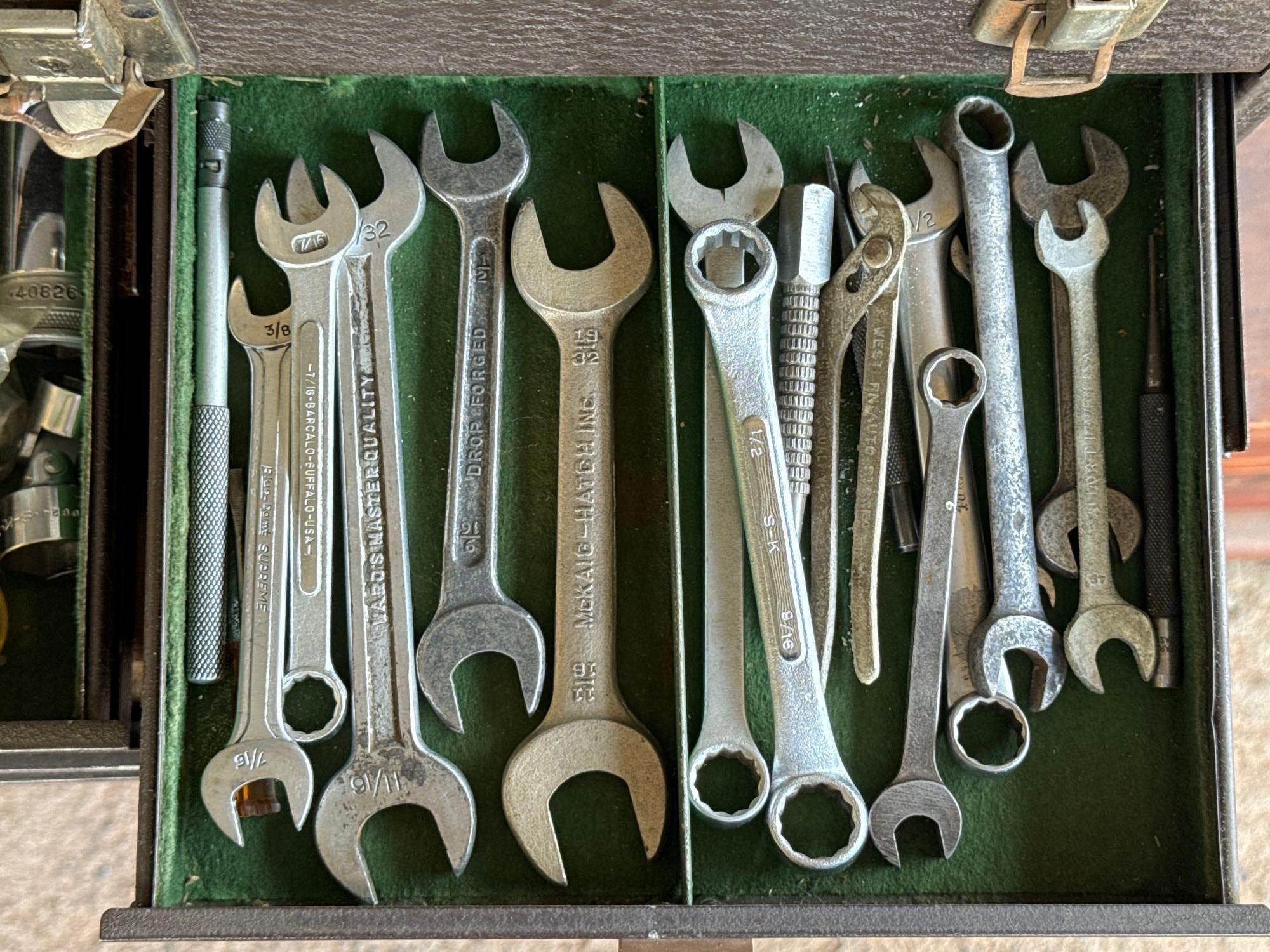Vintage Kennedy Tool Box with Tools