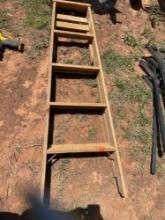 wood ladder