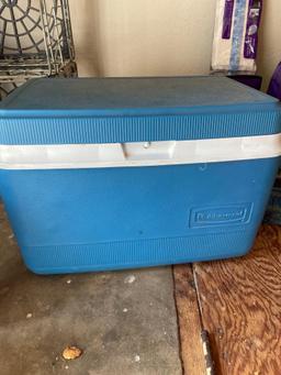 ice chest; water jug