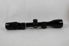 Bushnell duplex rifle scope with BDC and Weaver flip rings with bases. Used, in very good condition.