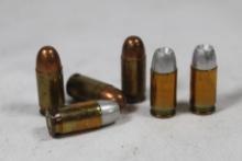 One partial box of Winchester 380 auto 85 gr SilverTip HP, count 40 and 6 RN FMJ.