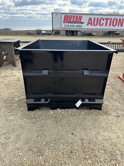 Kit Containers 1.5 CY Skid Steer Hopper