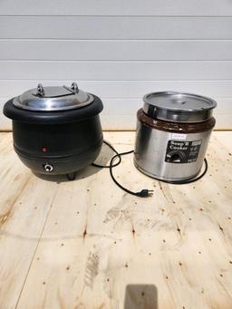 2 Commercial Soup Warmers