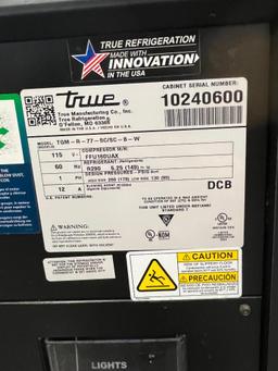 True Refrigerated Display Case 2 - TGM-DC-77-SC-SC-B-W