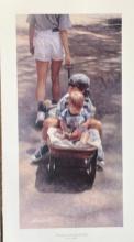 Steve Hanks (1949-2015) "Traveling. at the Speed of Life". Signed Print