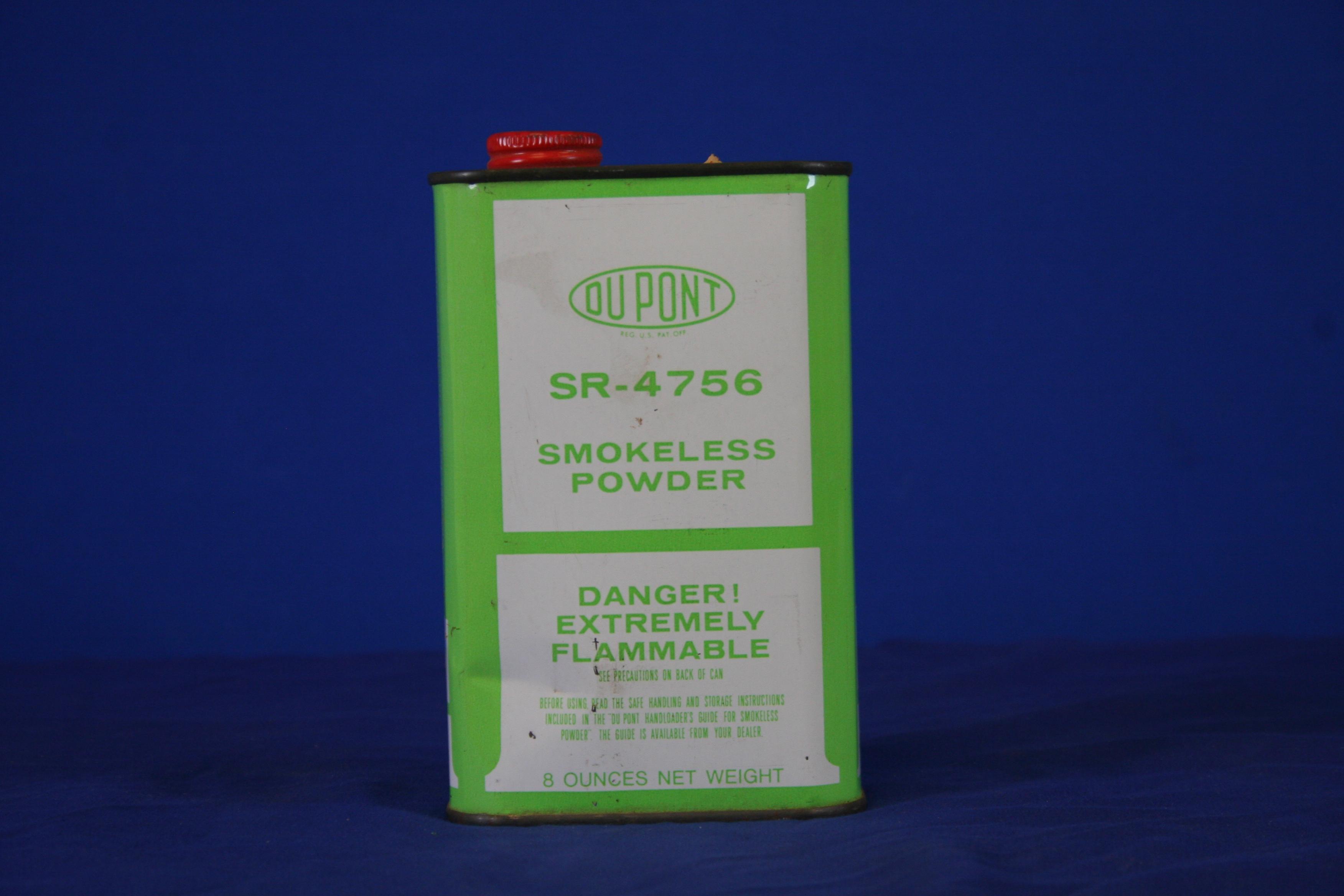 DuPont SR-4756 Smokeless Powder.