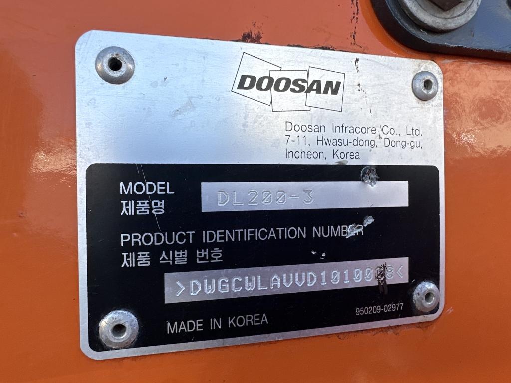 Doosan Dl200-3 High Lift Wheel Loader