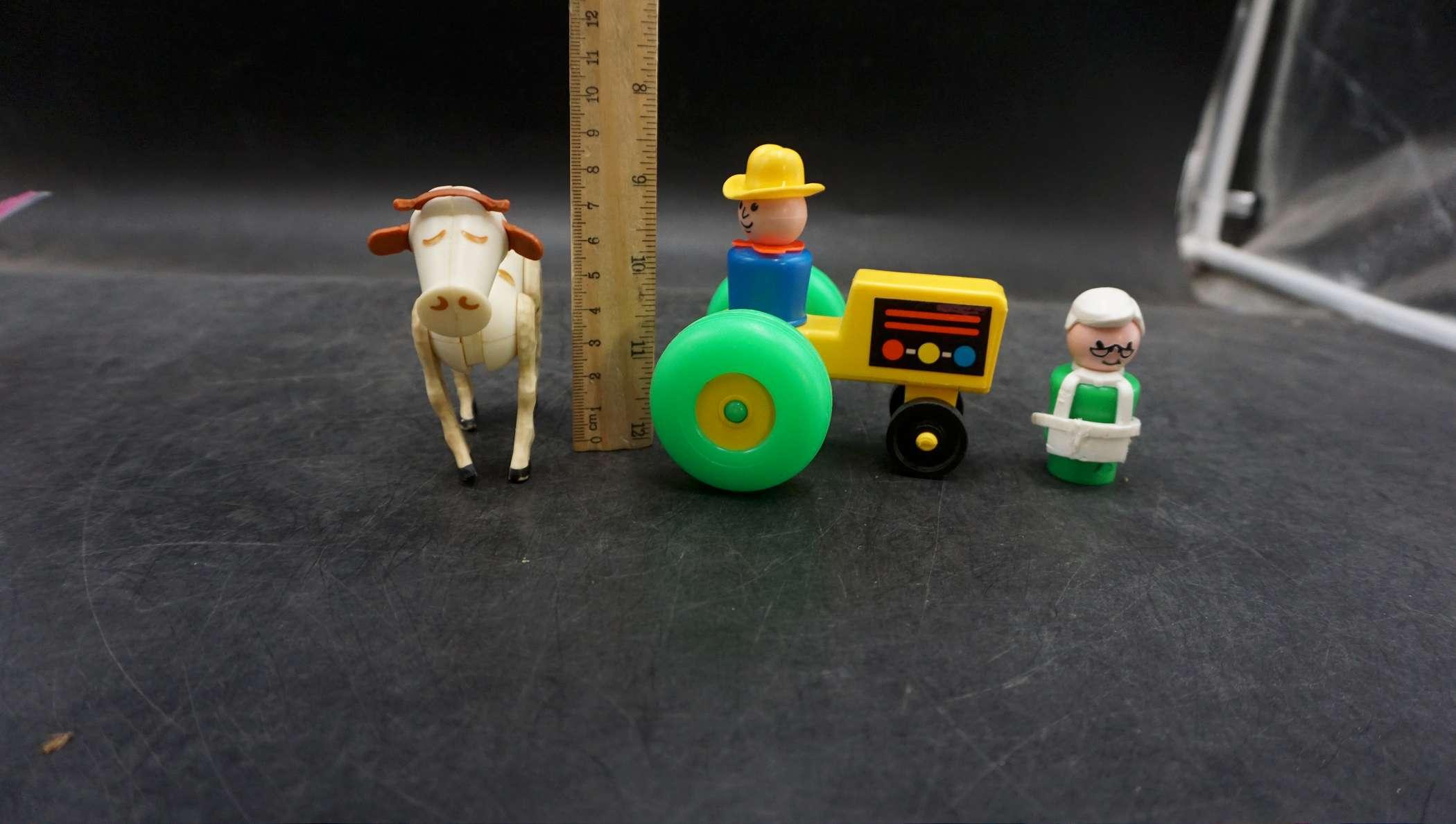 Little People Tractor, Cow & 2 People