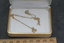 Black Hills Gold Leaf Necklace