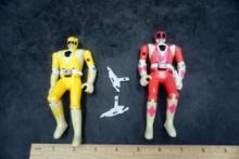 2 - Power Ranger Figurines
