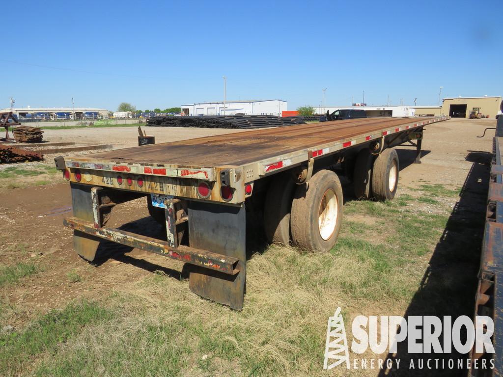 (x) (15-138) 2001 UTILITY Flatbed T/A Trailer, VIN