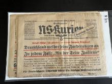 (4) WWII Nazi NSDAP Newspapers - Stuttgart