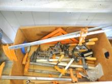 LARGE LOT OF CLAMPS, ETC.- PICK UP ONLY