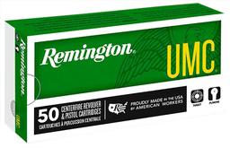 Remington Ammunition 23732 UMC 9mm Luger 147 gr Full Metal Jacket FMJ 50 Per Box