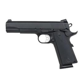 Tisas 1911 Duty Pistol - Black | .45ACP | 5" Barrel | 8rd | Rubber Grips