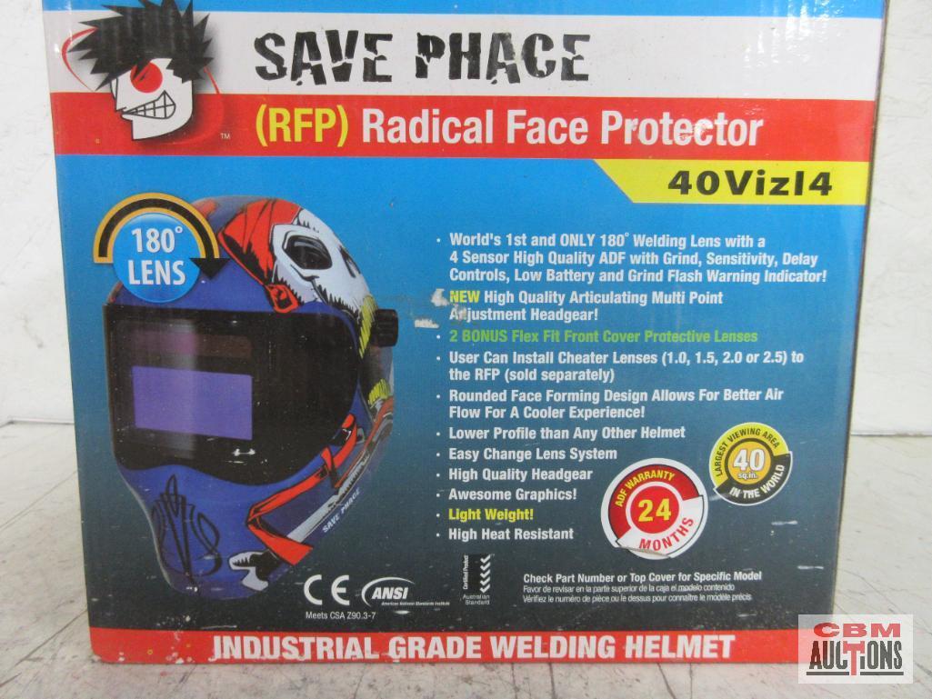 Save Phace Radical FAce Protector Camo Industrial Grade Welding Helmet w/ Storage Bag & 2 Lenses...