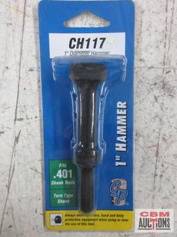 Grey Pneumatic CH117 1" Diameter Hammer .401 Shank CH117-7 1" Diameter Hammer 7" Long .401 Shank