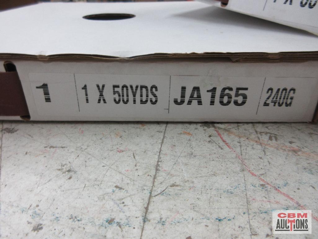 JA165 1" x 50yd, 240 Grit Emery Shop Roll - Set of 2