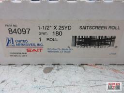 United Abrasives, Inc. 84097 1-1/2" x 25yds, Saitscreen Roll, 180 Grit - Set of 2