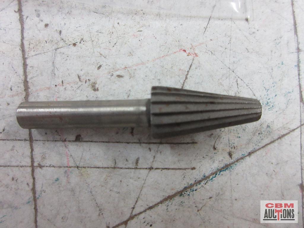 Jarvis Rotary Files... 2501A Steel Straight Cylindrical Burr, 1/4" Shank - Set of 10 Steel Straight