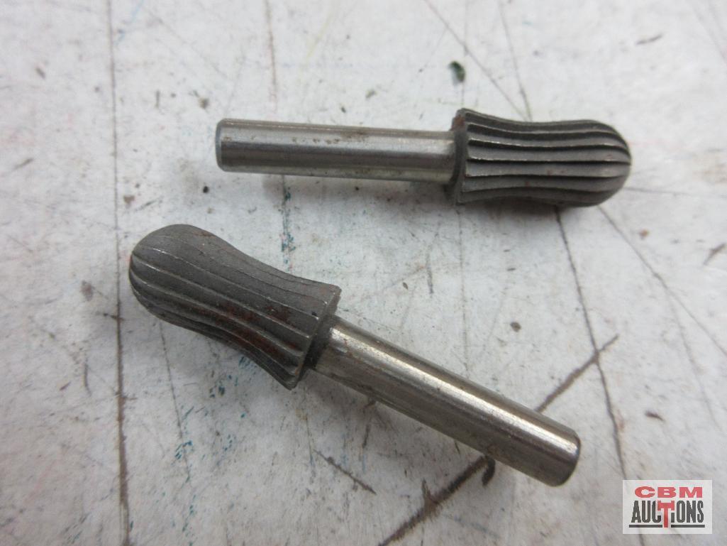 Jarvis Rotary Files... 2501A Steel Straight Cylindrical Burr, 1/4" Shank - Set of 10 Steel Straight