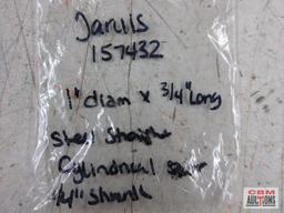 Jarvis Rotary Files 2506 Steel Cylindrical Radius End Burr, 1/4" Shank - Set of 1 157432 Steel