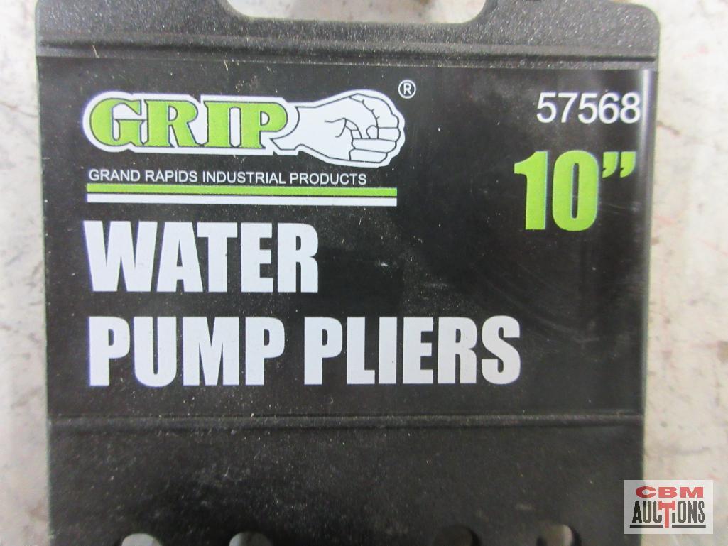 Grip 57566 7" Water Pump Pliers... Grip 57568 10" Water Pump Pliers...