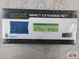 Grey Pneumatic 2204E 4pc 1/2" Drive Extension Set w/ Molded Storage Case... Sizes:... 1/2" x 3"