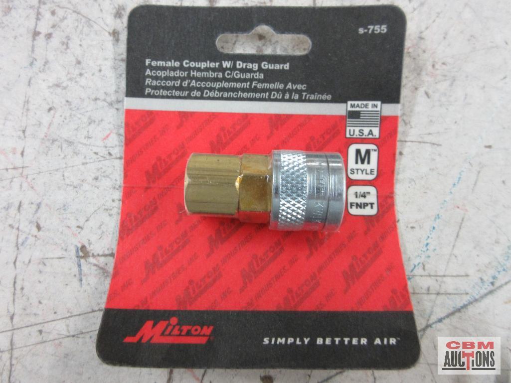 Milton 653...1/4" FNPT x 1/8" MNPT Brass Adapters Pliwrench Pliers... CTA 9/16" Combination Wrench..