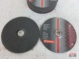 Metabo Abrasives 16789 Steel/Stainless Steel 9" x1/4" x 7/8", A24-T Zirconium Grinding Wheels - Set