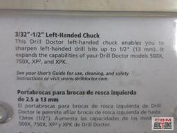 Drill Doctor DA02105PF Left-Handed Bit Chuck Drill Doctor DA31325GF Course- Diamond Sharpening Wheel