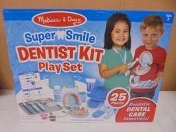 Melissa & Doug 25pc Super Smile Dentist Kit Playset