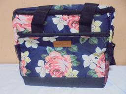 IKNCE Floral Print Cooler Bag